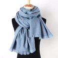 thumbnail image 1 of Bufandas cálidas para mujer, Bufandas de algodón Cachecol para hombre, bufanda nueva para mujer, regalos, Cachemira de invierno tejida Sc ZefeiWu 9024735248071, 1 of 1