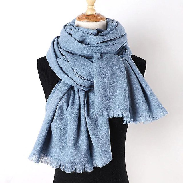 Bufandas cálidas para mujer, Bufandas de algodón Cachecol para hombre, bufanda nueva para mujer, regalos, Cachemira de invierno tejida Sc ZefeiWu 9024735248071