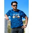 thumbnail image 2 of Stay Home Corgi And Coffee Tie Dye Crystal Men -Image by Shutterstock, Male XX-Large, 2 of 4