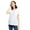 White, variant on US115 Women's Short-Sleeve Loose Fit Boyfriend Tee