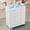 White, variant on Cyehnenx 5 Drawer Dresser for Bedroom, Tempered Glass Top Dresser with LED Lights, Modern Chest of Drawers for Bedroom, Closet, Living Room, 30.7” W x 15.7” W x 38” H, White