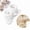 White, variant on 2Pcs Chandelier Chain Cord Cover, 23.6" Hanging Light Chain Sleeve Slip-On Fabric Cord Covers in Flannel for Living Room Bedroom Exhibition Hall Hotel, Beige