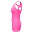 thumbnail image 4 of DGMIOCS Women's Tankini Set Full Coverage Top with Boy Short Bottom Hot Pink L, 4 of 9
