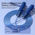 thumbnail image 4 of Jump Rope, Adjustable Jumping Ropes Cable with Ball Bearings, Skipping Rope Tangle-Free Rapid Speed for Men Women Kids, Steel Jump Ropes Workout with, 4 of 6