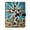Cow Print Cross, variant on DIY Dark Green Roses Printed Microfiber Leather Notebook 9.2x6.7" Refillable Binder Journal with Pen Loop&Pockets 100 Sheets