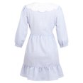 thumbnail image 2 of 984-33 Vestido azul/blanco Cklass 984-33, 2 of 2