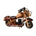 thumbnail image 3 of Modelo de motocicleta de madera, decoración retro, accesorio para fotos, regalo de cumpleaños, figura de motocicleta 17CMX4.5CMX10CM, 3 of 9