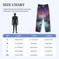 thumbnail image 4 of Lsque Magical Bees Twilight River Print Men's Pajama Pants, Lounge Pant - Comfortable Home Wear,Elastic Waistband, Stylish Design-XX-Large, 4 of 9