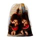 thumbnail image 1 of Monchhichi Bolsa de regalo con cierre de cinta navideño para decoración de Navidad,50cm×76 cm., 1 of 6