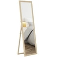 thumbnail image 1 of HOMCOM Miroir Pleine Longueur 64 Pouces x 21 Pouces, Miroir Pleine Longueur Rectangulaire, Beige, 1 of 10
