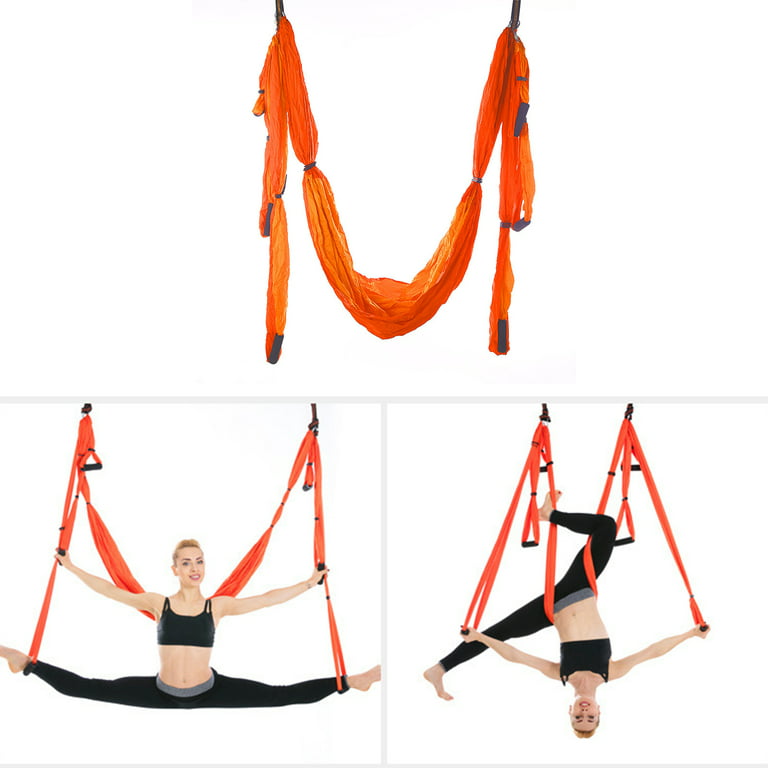 SPRING PARK Aerial Yoga Swing Set - Yoga Hammock Trapeze Swing - Trapeze  Yoga Kit - Flying Yoga Inversion Tool - Antigravity Ceiling Hanging Yoga