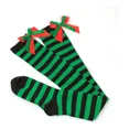 thumbnail image 5 of 5 Pcs Lindas Medias Navideñas Por Encima Rodilla Mujer, 5 of 5