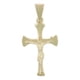 thumbnail image 1 of Dije En Figura De Cruz Con Cristo Arenado En Oro 10k 1.5 Gr Color Dorado, 1 of 3