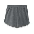thumbnail image 3 of Mommy and Me Matching Short, Women Toddler Kids Solid Color Dance Yoga Sports Short Athletic Running Sleeping Pant Gray White, 3 of 9