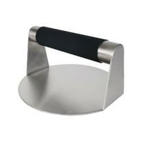 Burger Press Maker Meat Looser Meat Tenderisers Nonstick Flat Bottom Grill Cooking Smasher Press Burger Smasher for Steak Sandwiches Paninis black handle