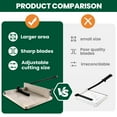 thumbnail image 2 of Heavy Duty 17 - Inch Paper Cutter, Guillotine Style, 400 - Sheet, Solid Steel, Suits Office File Cutting, Craft Area, Business Task, 2 of 8