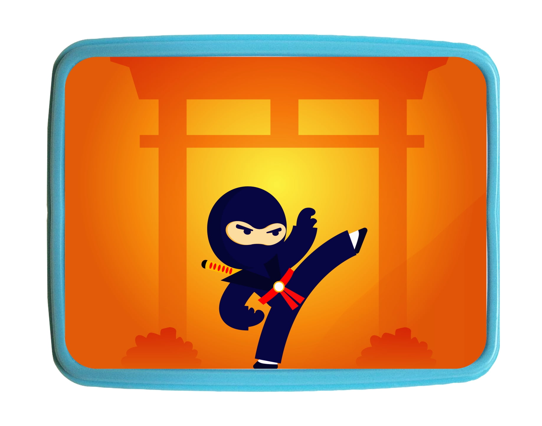 Ninja Kids Bento Lunch Box with 3 Compartment Food Container