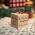 thumbnail image 6 of Palmetto Wood Shop Personalized Baby's First Christmas Ornament Wooden Block, Any Year, 6 of 13