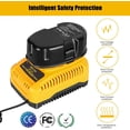 thumbnail image 3 of Cargador de Batería Leisuda DC9310 para Dewalt 7.2-18V NiMH NiCD 110V, 3 of 8