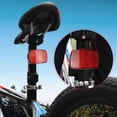 thumbnail image 2 of Lámpara de advertencia trasera de bicicleta MTB duradera Reflector de ciclismo manillar de bicicleta luz reflectante delantera equipo de seguridad Hugtrwg Para estrenar, 2 of 7