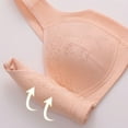 thumbnail image 5 of Women Wireless Bras,Mesh Underwired Shaping Wire Free Everyday Bra No Underwire Wireless Bras Wave Push Up Bralettes for Women, 5 of 7