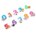 thumbnail image 1 of Adornos para zapatos de PVC, 50 piezas con dibujos de animales para niños, adornos para zapatos con números de dibujos animados, valor excepcional, 1 of 9