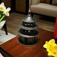 thumbnail image 2 of Brass Temple Incense Burner Tower Coil Holder for Sandalwood Aromatherapy Traditional Home Decor Meditation Room Accessory, 2 of 8