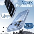 thumbnail image 5 of JETech Magnetic Case for iPhone 18 Pro Max |Compatible with MagSafe, Solid Color TPU Frame (Glacier), 5 of 7