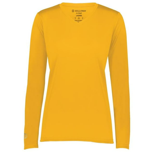 T-Shirt à Manches Longues Momentum pour Femmes, Or - Petit