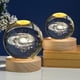 thumbnail image 5 of Glowing Planetary Astronaut Crystal Night Lights USB Power Warm/RGB Bedside Light Kid Gift Night Lamp, 5 of 5