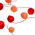thumbnail image 3 of Guirnalda de luces de bolas de ratán para decoración del hogar para fiestas navideñas 2 m/6,6 pies, 3 of 10