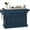 Navy Blue, variant on HOMCOM Kitchen Island with Stainless Steel Top, 2 Drawers and 2 Cabinets