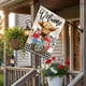 thumbnail image 1 of Independence Day Garden Flag Arrival Digital Printed Linen Flag Outdoor Yard Decoration, 1 of 6