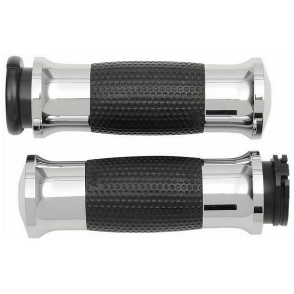 Avon Grips  GEL-70-CH; Air Gel Grips W / Cable Throttle Chrome