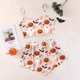 thumbnail image 2 of Women's Halloween Themed Sleeveless Camisole Top and Shorts Pajama Set for Cozy Comfortable Sleepwear and Wear, 2 of 2
