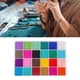 thumbnail image 5 of Yunxwd Juego de 24 rejillas de 1000 cuentas de cristal con tijeras de hilo elástico pulidas, kit de cuentas de semillas hechas a mano con caja de almacenamiento para pulseras de joyería, 5 of 12