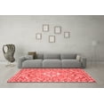 thumbnail image 3 of Ahgly Company Machine Washable Indoor Rectangle Medallion Red Traditional Area Rugs, 4' x 6', 3 of 4