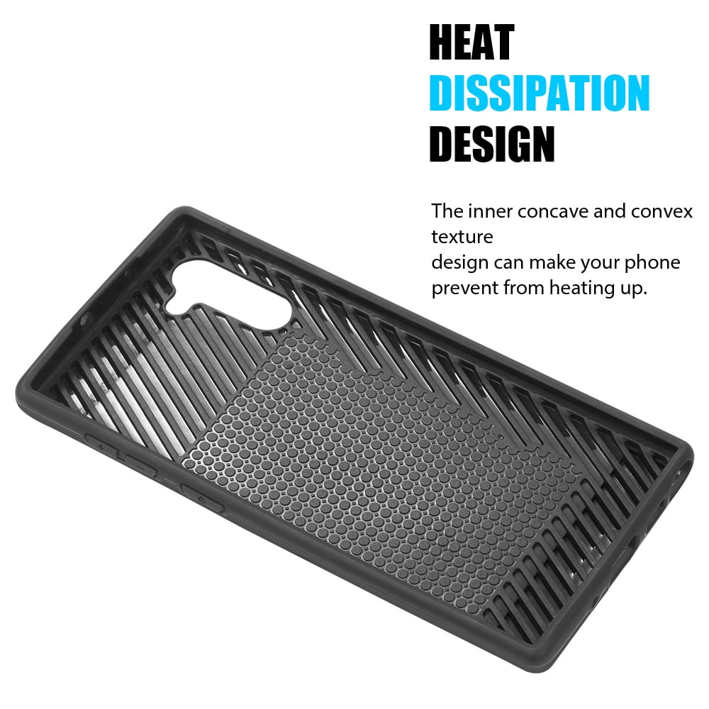 Hybrid Rugged Case Designed for Galaxy Note 10 (2019) With Rotating Ring Holder And Dedicated Card Slot (Black)