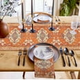 thumbnail image 6 of Boho Table Runner Bohemia Table Runners for Dining Room Tribal Vintage Rustic Fall Burnt Orange Dinner Runner Kitchen Parties Decor 13.8 x 71 inch, 6 of 6