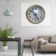 thumbnail image 4 of Naiovety Clásico y atemporal: se puede utilizar el inserto de cabeza de reloj con número romano para encanto retro Decoración del hogar oro arabe, 4 of 6