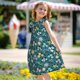 thumbnail image 5 of Balery Floral Camisón de princesa para niñas, pijama de algodón con mangas abullonadas, suave y bonito.-Medium, 5 of 6