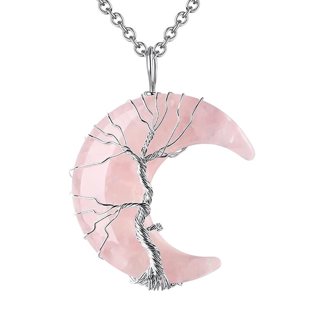 Collar Yinane Piedra Luna Cristal para Mujeres