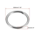 thumbnail image 2 of Anillo O soldado, anillos redondos de 30 x 3 mm de acero inoxidable, 10 piezas, 2 of 3