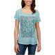 thumbnail image 2 of Camiseta gráfica para mujer Lucky Brand diseño floral de jardín Verde Extra Pequeña, 2 of 2