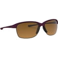 thumbnail image 5 of Oakley Women's OO9191 Unstoppable Rectangular Sunglasses, Raspberry Spritzer/Brown Gradient Polarized, 65 mm, 5 of 6