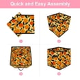 thumbnail image 6 of RATGDN Collapsible Fabric Cube Storage Bin with Double Handles for Living Room Bedroom Office Black - Orange Juice Fruit, 6 of 7