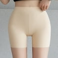 thumbnail image 2 of TRUBKH Slip Shorts for Women Under Dresses Thigh Society Seamless Shorts Underskirt Shorts Safety Shorts Compression Shorts for Women Beige L, 2 of 5