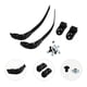thumbnail image 1 of unbranded 2Jgo Negros Para Botas De Con Práctico Y Material PVC Premium, 1 of 8