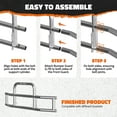 thumbnail image 6 of Mockins 90" x 11.5" x 25.5" Semi Truck Front Grille Guard, 6 of 9