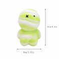 thumbnail image 2 of Mummy Bread Squishy Fidget Toy Glitter Squishy Stress Relief Slow Rising Squeeze Ball for Kids Teens Adults Party Favor Goodie Bag Filler Stocking Stuffer, 2 of 5